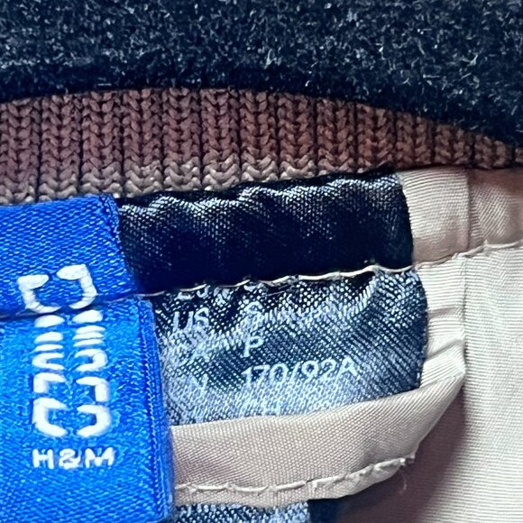 H&M Divd Supply Mens Small Utility Inspired Bomber Jacket Beige/Khaki - Picture 5 of 8